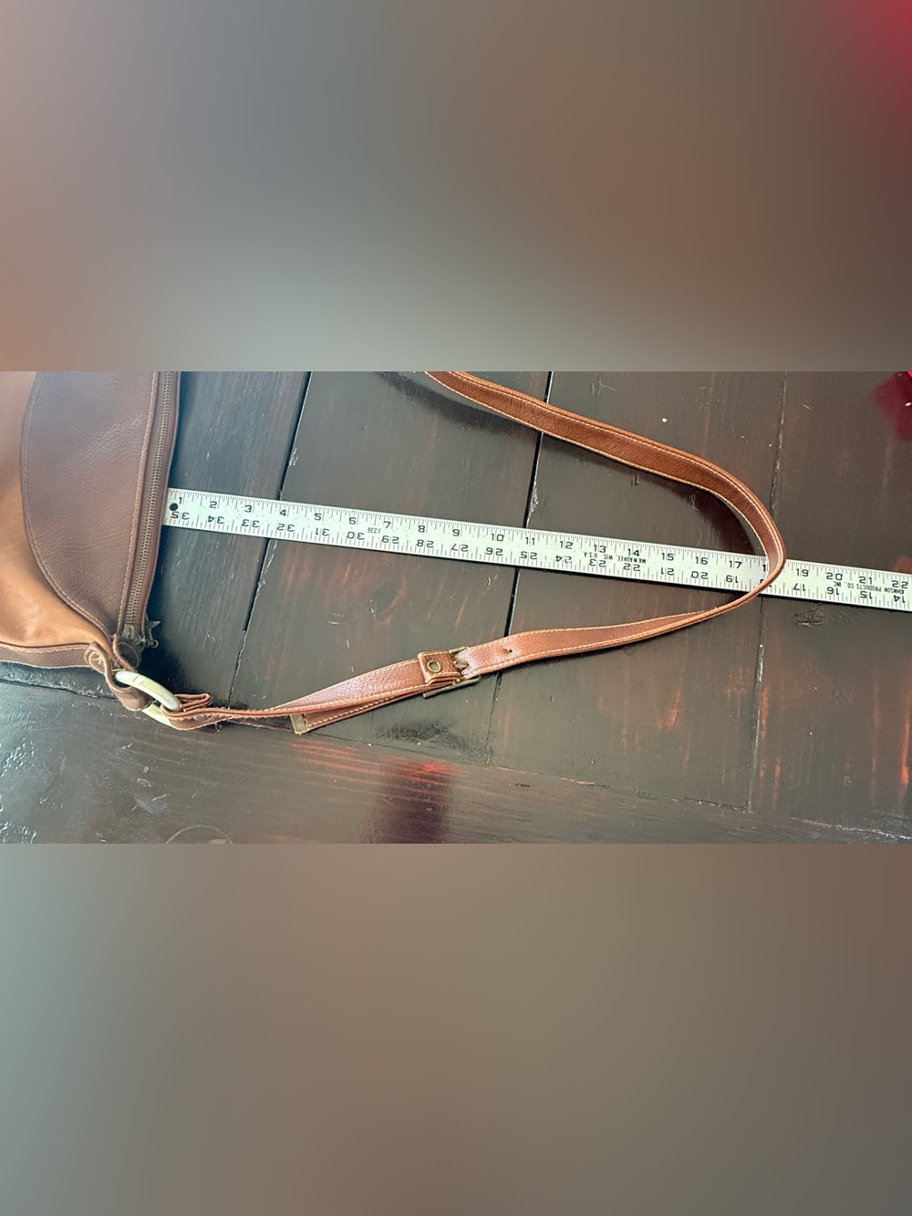 Capezio Two-Tone Vintage
Leather Shoulder Bag/crossbody
|Bronze Hardware | EUC - Picture 14 of 14